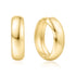 Gold Chubby Large Huggie Hoop Earrings